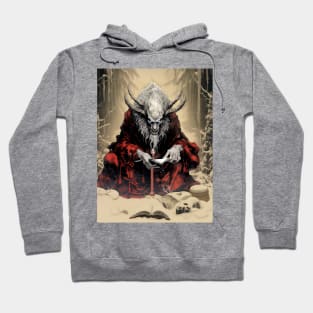 Krampus: A Yuletide Journey into Alpine Folklore Hoodie